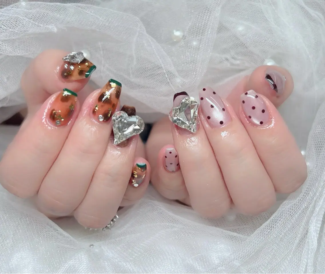 ネイル 🎀PG🩵 ネイルサロンのネイルデザイン