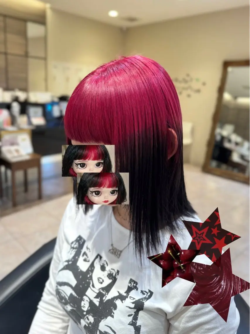 ミディアム カラー さら艶レイヤーカット 🩶Suzuneのヘアスタイル
