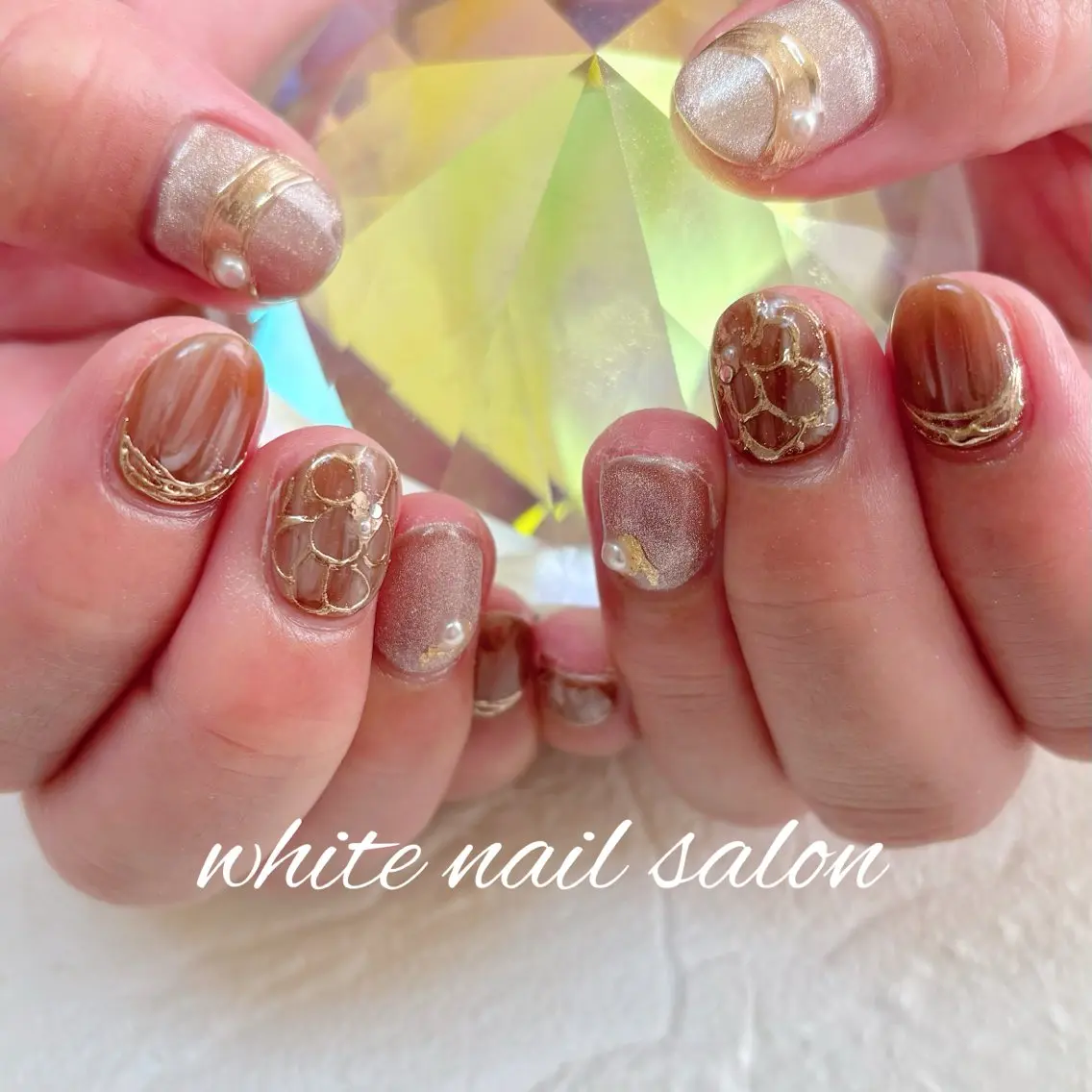ネイル フットネイル ハンドネイル white nail salonのネイルデザイン