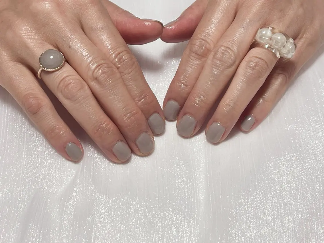 ネイル ハンドネイル nail salon 紬のネイルデザイン