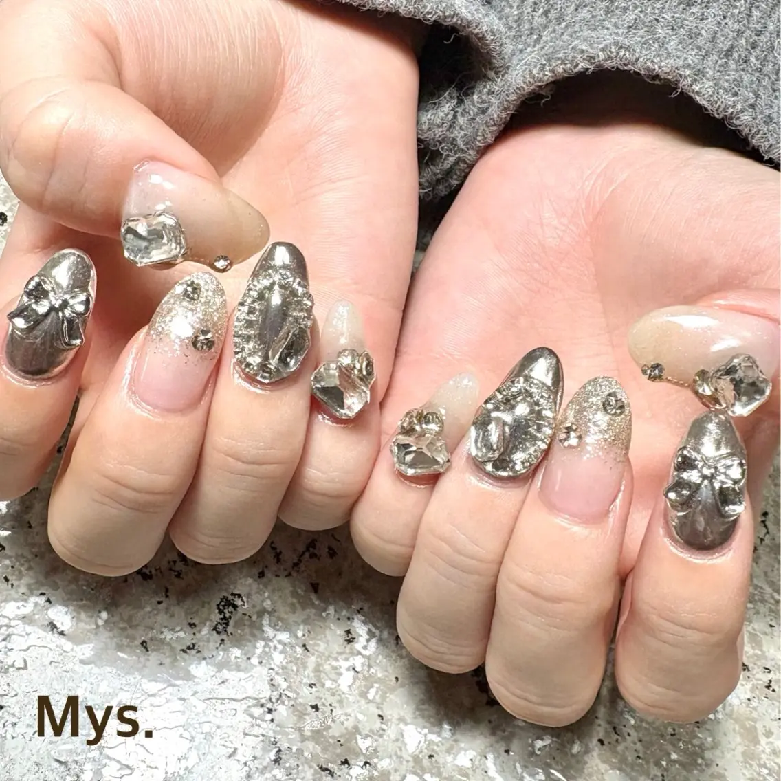 ネイル ハンドネイル Mys. 三上紗紀のネイルデザイン