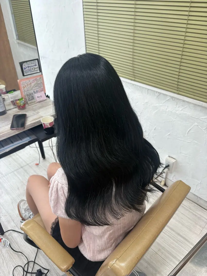 ロング カラー カット ヘアカラー トリートメント 暖色系カラー/ピンク Ririi🎀のヘアスタイル