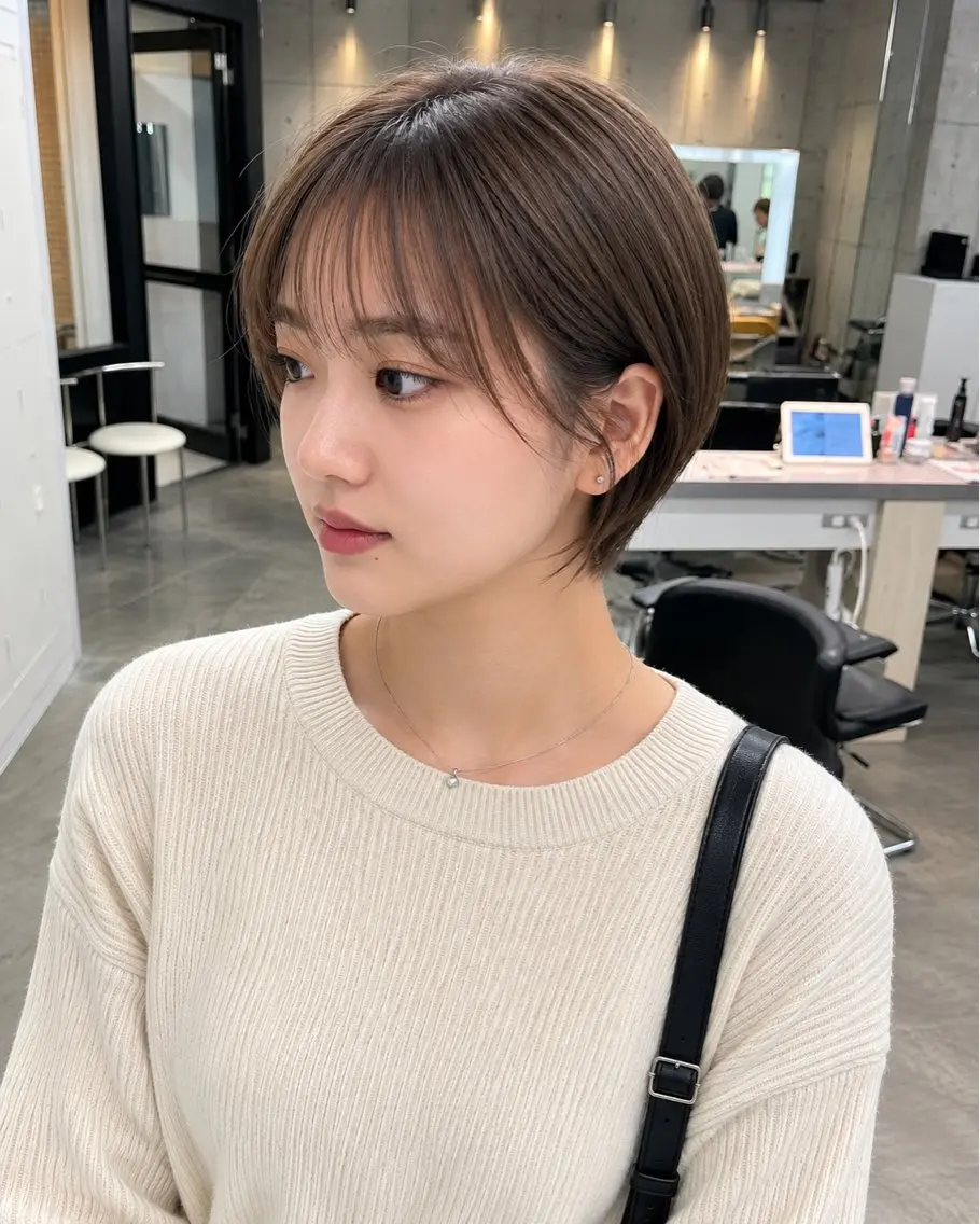 ショート leo大人 ショート特化🌸のヘアスタイル