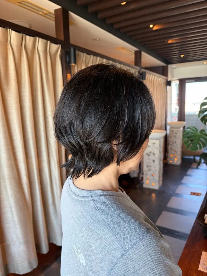 ショート カット 🌙パーマ 照井🌙のヘアスタイル
