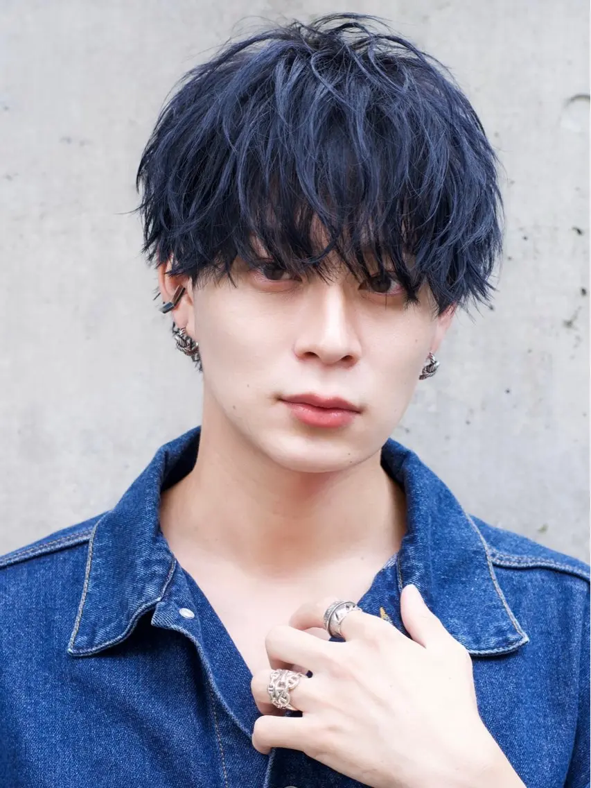 ショート カラー ブリーチ ヘアカラー 安永 望のヘアスタイル