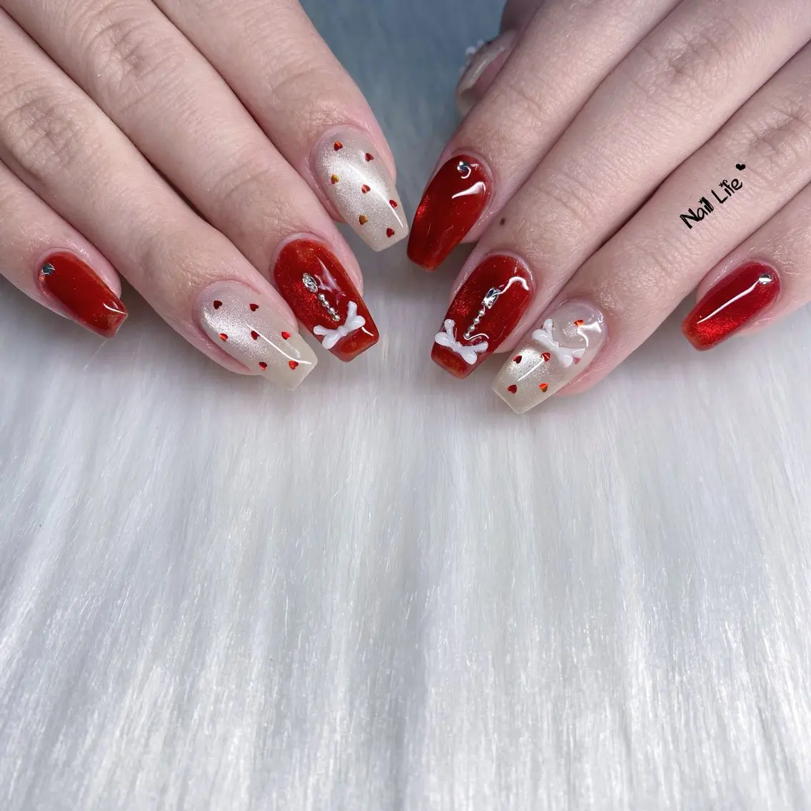 ネイル バレンタイン Nail Lifeのネイルデザイン