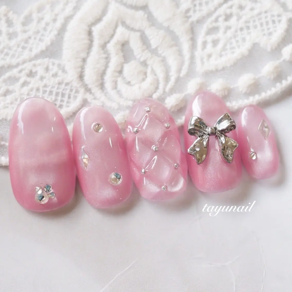 ネイル アートネイル ジェルネイル パラジェル 夏ネイル ネイルサロン 【たゆnail】のネイルデザイン