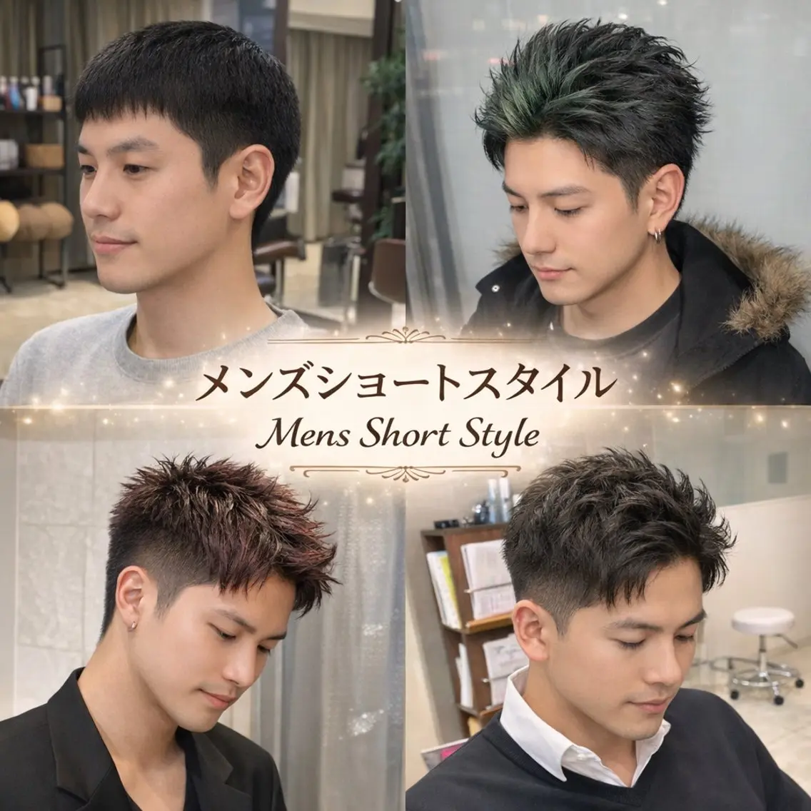 ショート メンズ メンズ就活ヘア 入学式 鳥ちゃん🐥/中性系 /西中島/新大阪のヘアスタイル