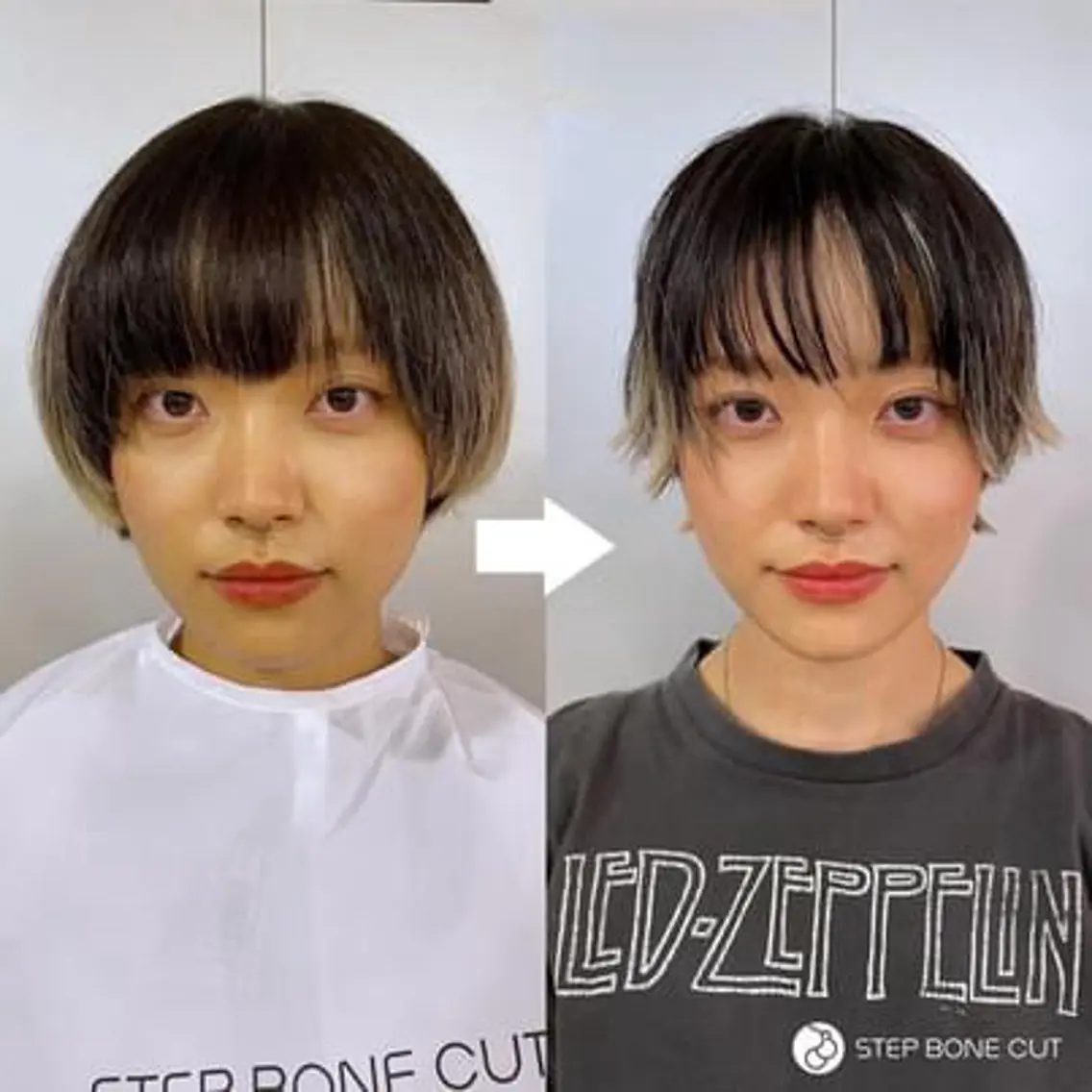 ショート 小顔カット 外ハネヘア ポルタカリーナサロン yukariのヘアスタイル