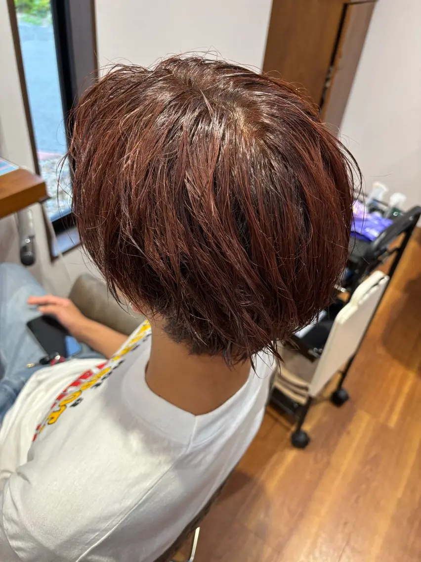 ショート ヘアカラー 【monet】川村 海音のヘアスタイル