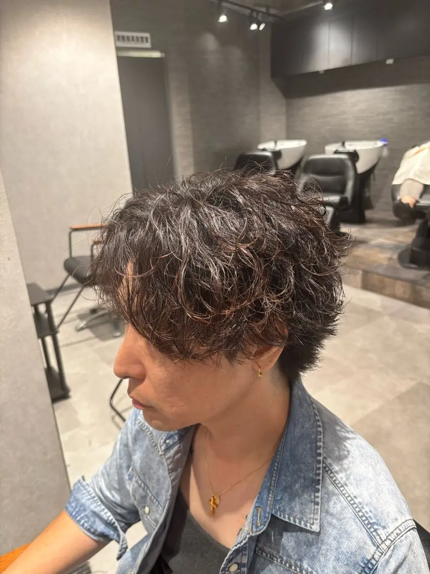 メンズ メンズパーマ 波巻きパーマ カット パーマ メンズ専門店NEXT NEO パーマ特化のヘアスタイル