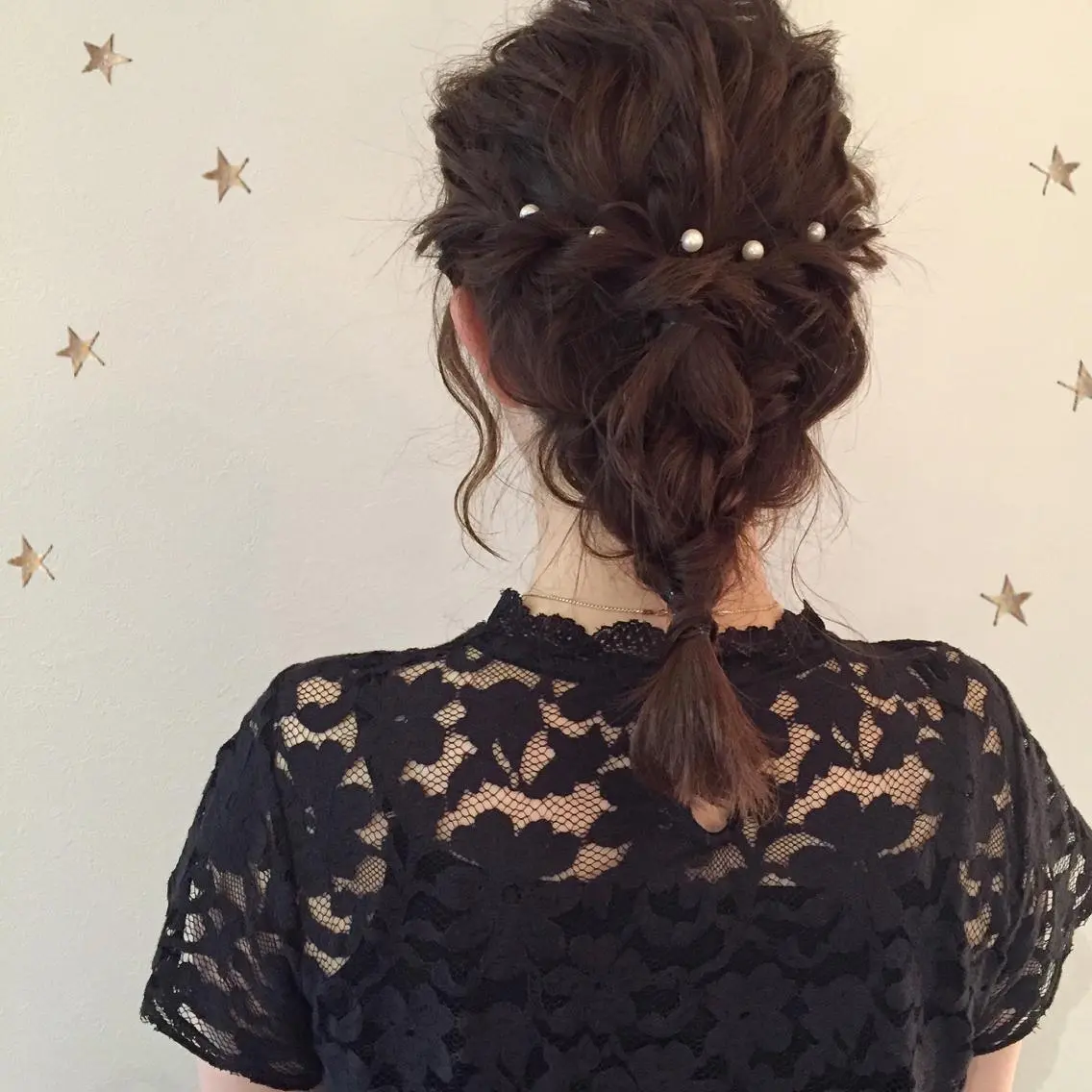 セミロング ヘアアレンジ 市川 千夏のヘアスタイル
