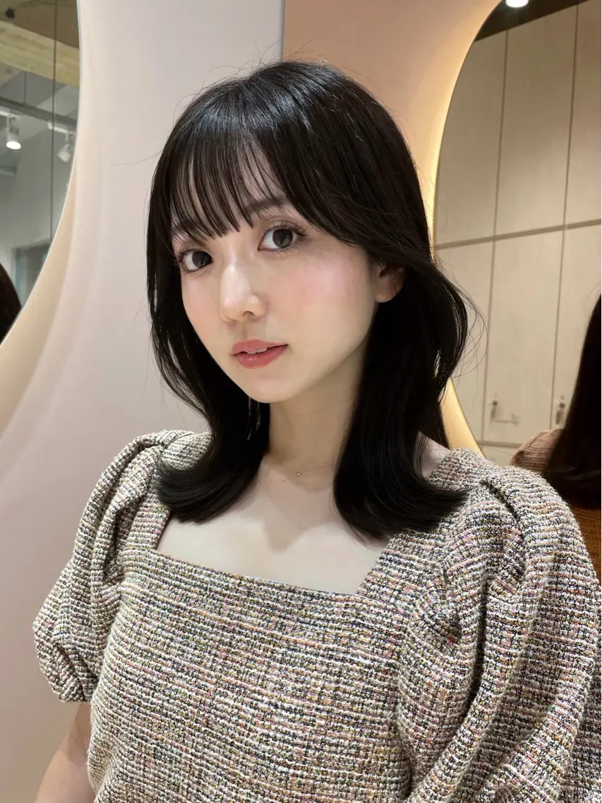 カラー 縮毛矯正ブリーチなし 🍒❤ゆうきのヘアスタイル