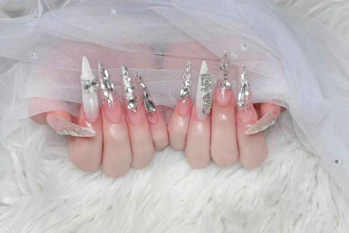 ネイル アートネイル ジェルネイル 韓国ネイル ロングネイル 持ち込み Nova Nail _Shinsaiのネイルデザイン