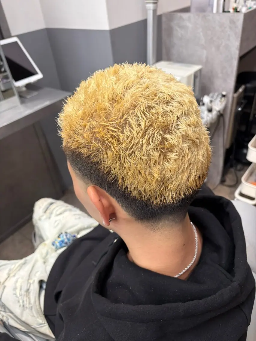 ショート カラー パーマ カット ヘアカラー パーマ 田中 敬のヘアスタイル
