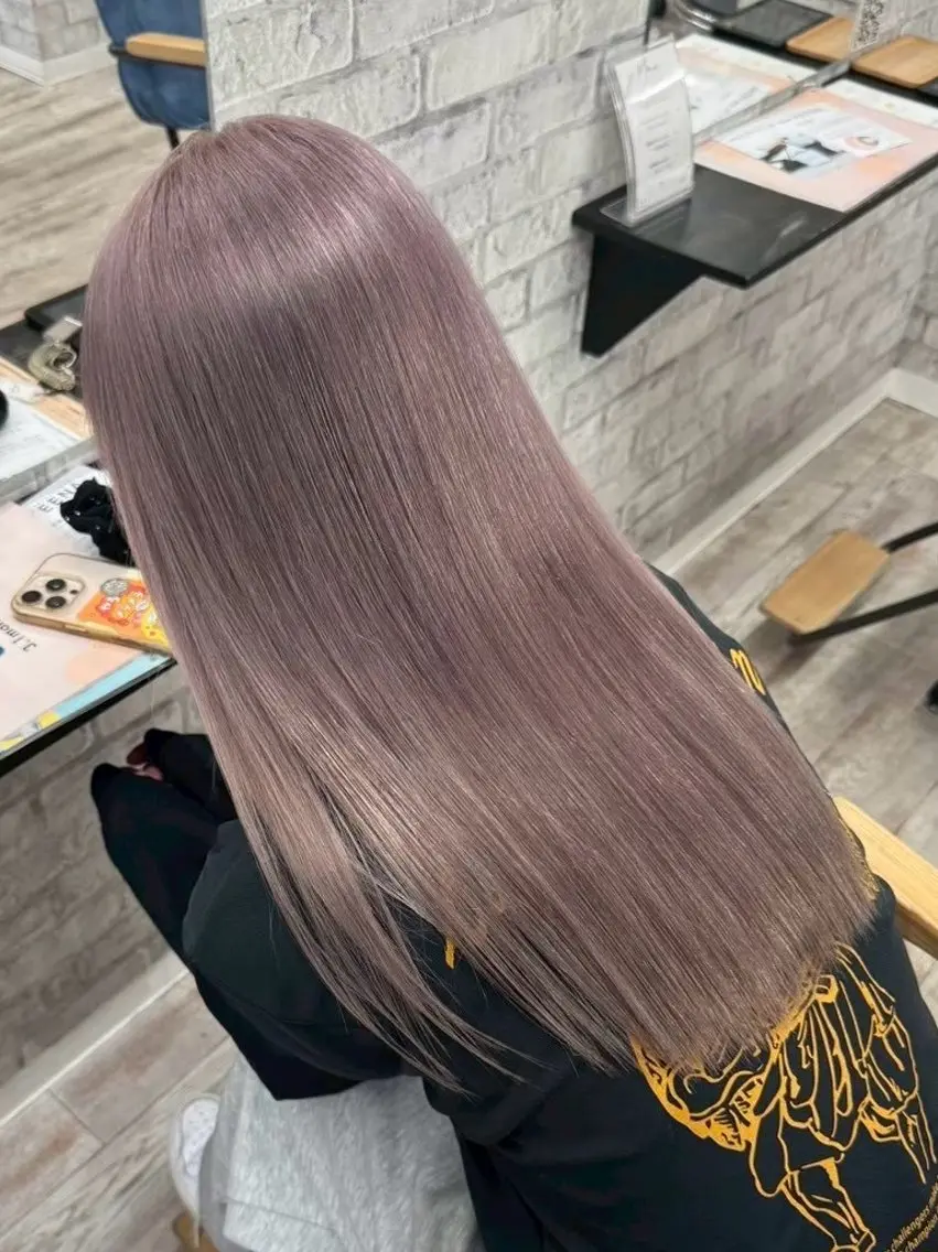 【💟迷ったらこれ💟】💗似合わせカット&ワンカラー🪄︎︎〈つるりんちょシャンプートリートメントに変更+1100円〉の写真