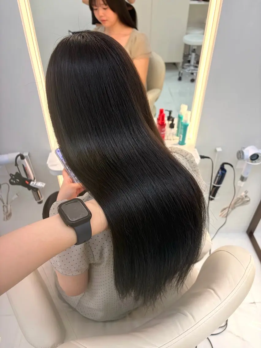 ロング カラー カット ヘアカラー トリートメント 透明感カラー/髪質改 善/京都/akaneのヘアスタイル