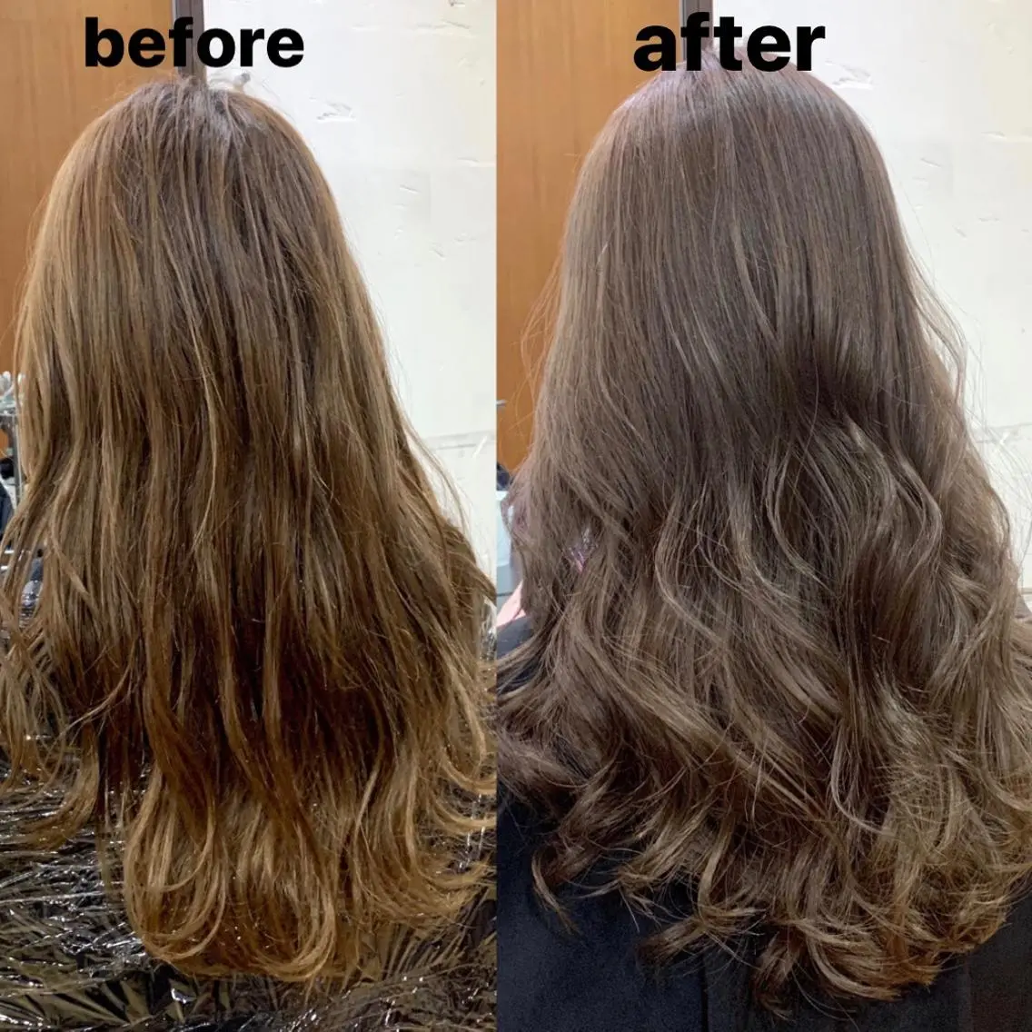 ロング カラー カット ヘアカラー トリートメント 韓国レイヤーカット★ 小林大樹のヘアスタイル