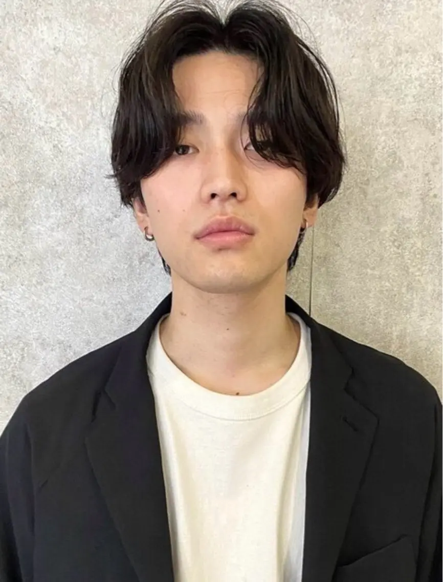 メンズ カット 𝘕𝘰𝘯/メンズ カット/カットパーマのヘアスタイル