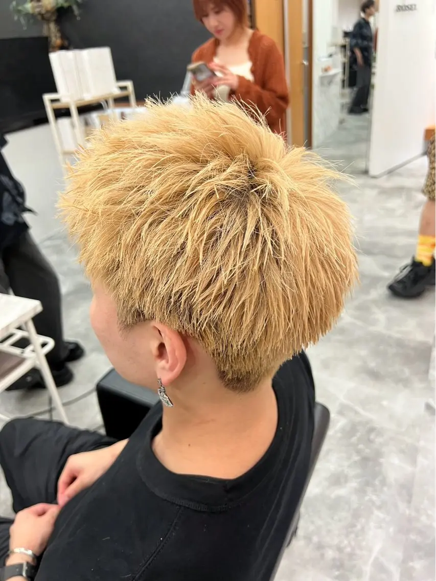 メンズ カット ヘアカラー ‎🤍透明感カラー‎ ‎🤍chiiのヘアスタイル
