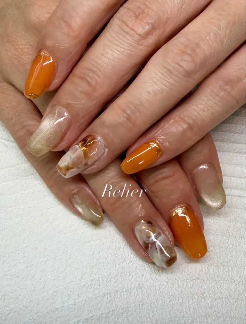 ネイル ハンドネイル Relier ルリエ ayakaのネイルデザイン