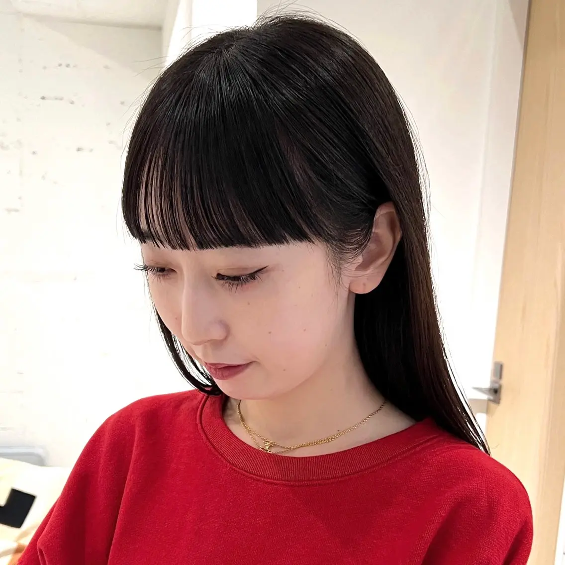 ミディアム 峯田 優花のヘアスタイル