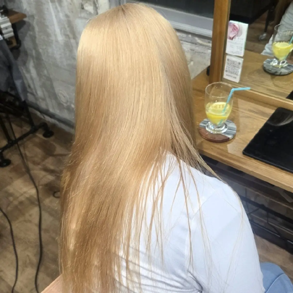 カラー 艶髪縮毛矯正×透明感 カラー◎mikuのヘアスタイル