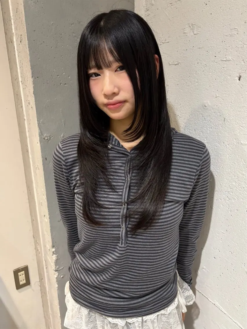 ロング カラー Juna✂️ レイヤー / ボブのヘアスタイル