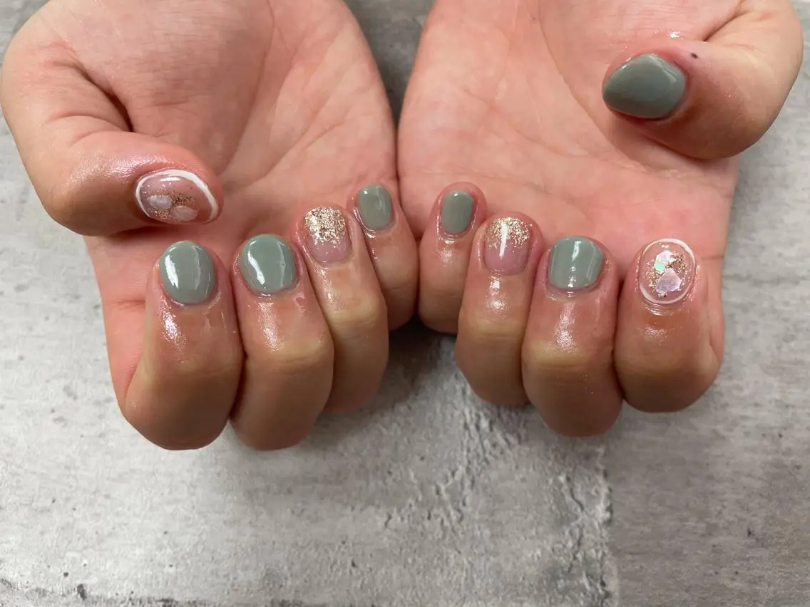ネイル ハンドネイル mogunail &blowのネイルデザイン