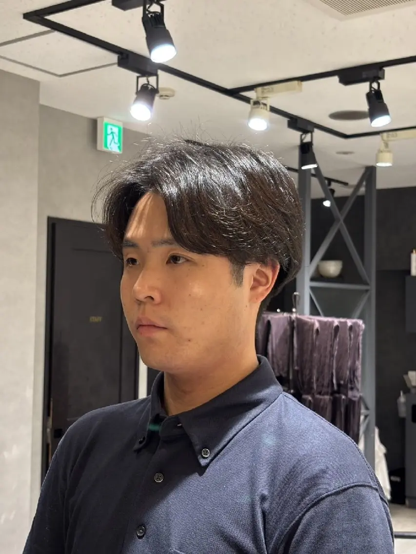 ショート カット パーマ メンズ特化 孝介のヘアスタイル