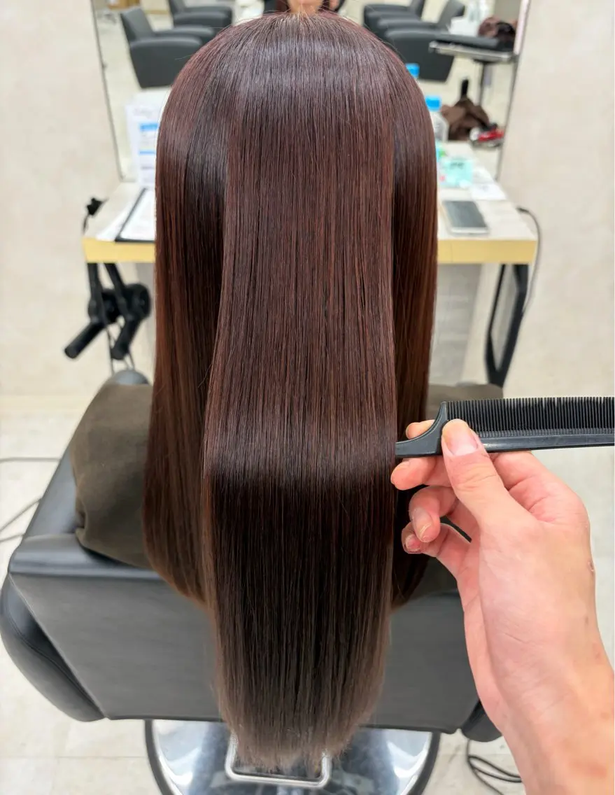 ロング カラー ヘアカラー 髪質改善🫧 ミタセイヤのヘアスタイル