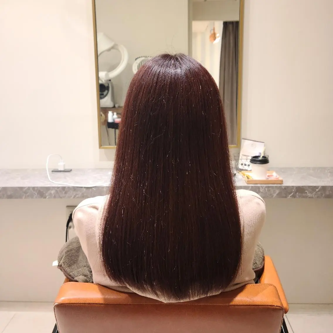 ロング カラー ヘアカラー トリートメント 中井 啓悟のヘアスタイル
