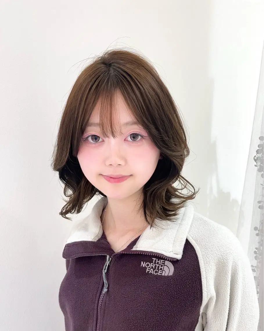 ミディアム カラー MIZUKI🫧ྀི 韓国ヘアAFLOATのヘアスタイル