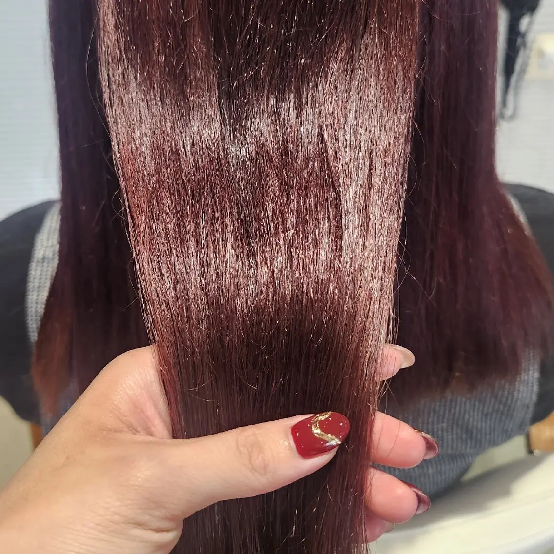 カラー ミディアム ブリーチ レッドカラー 暖色カラー/髪質改善 /メンズ🧡莉南のヘアスタイル