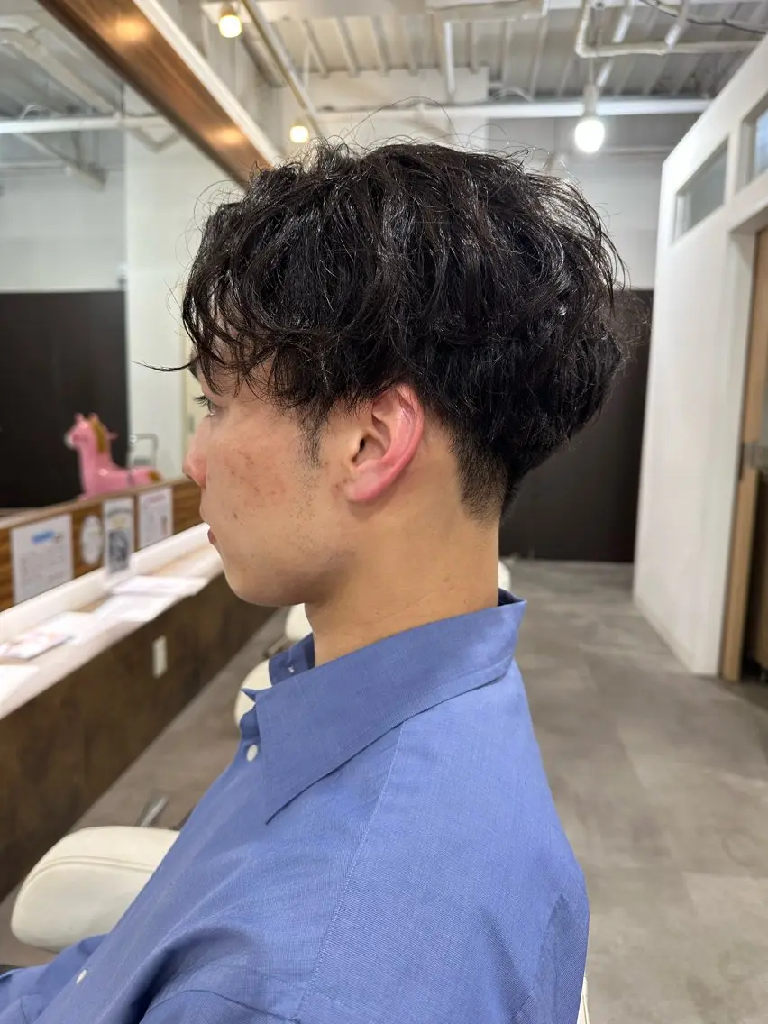 メンズ カット 我満 宏映のヘアスタイル