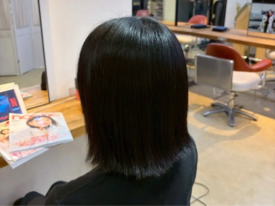 ミディアム カラー ヘアカラー 松本 ひなたのヘアスタイル