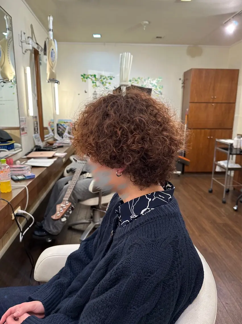 パーマ 濱野 黎士のヘアスタイル