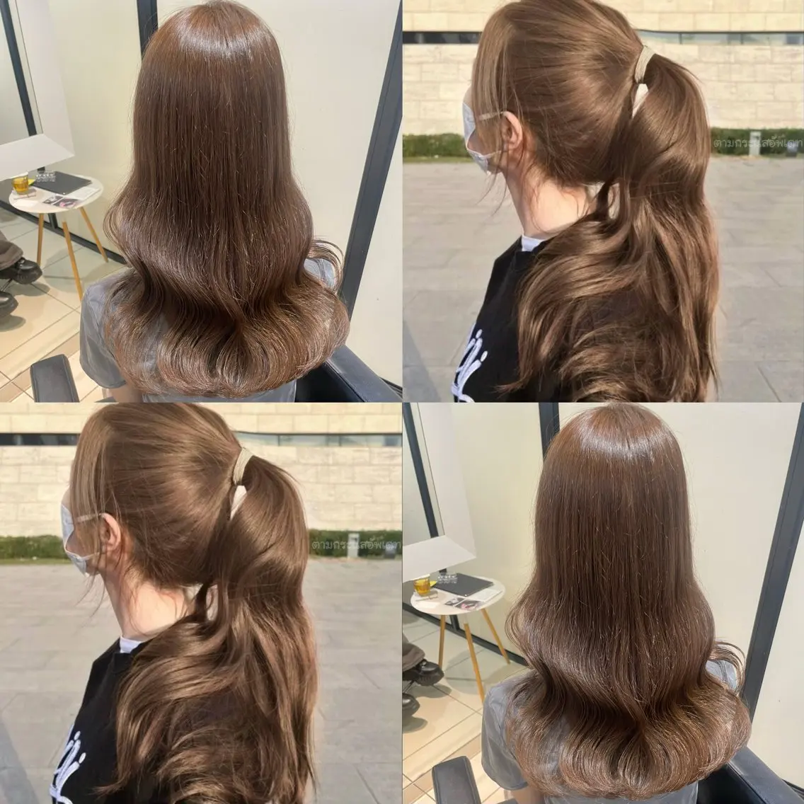 ロング カラー カット ヘアカラー トリートメント ブリーチなしカラー kana🐱のヘアスタイル