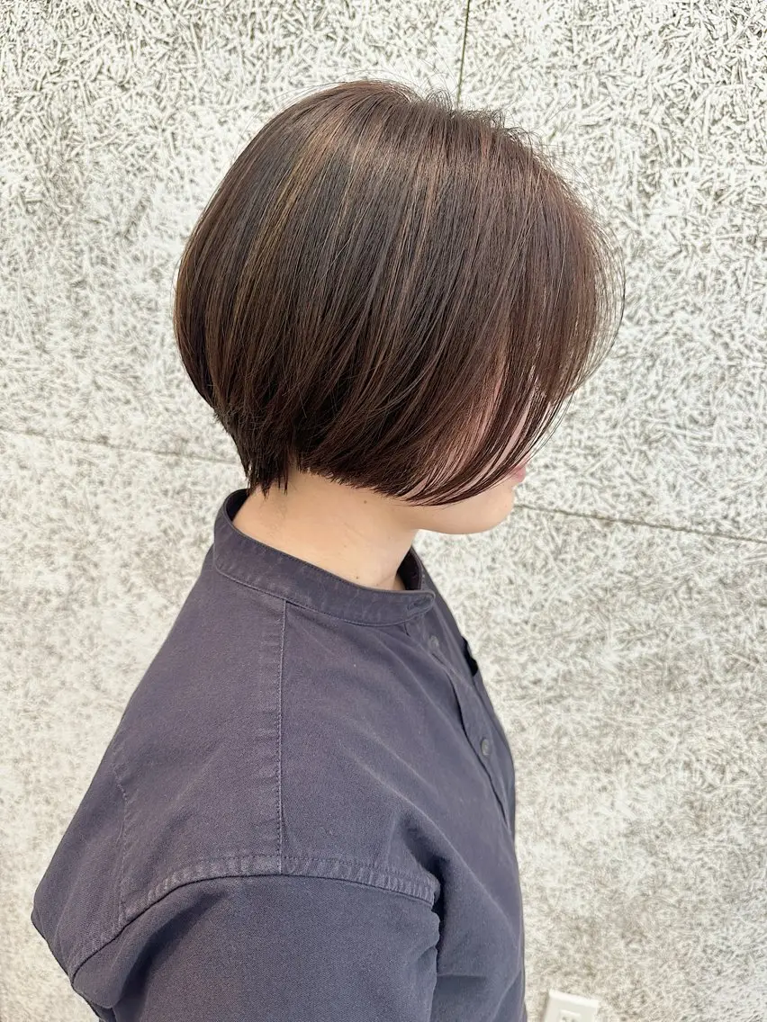 ショート カラー カット ヘアカラー 【茨木一美髪に】 テミルヘアーのヘアスタイル