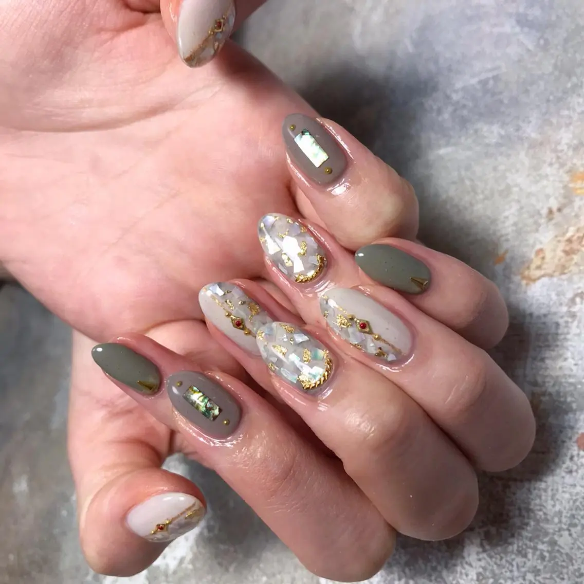 ネイル ハンドネイル 💅chainail _ai📍鶴橋のネイルデザイン