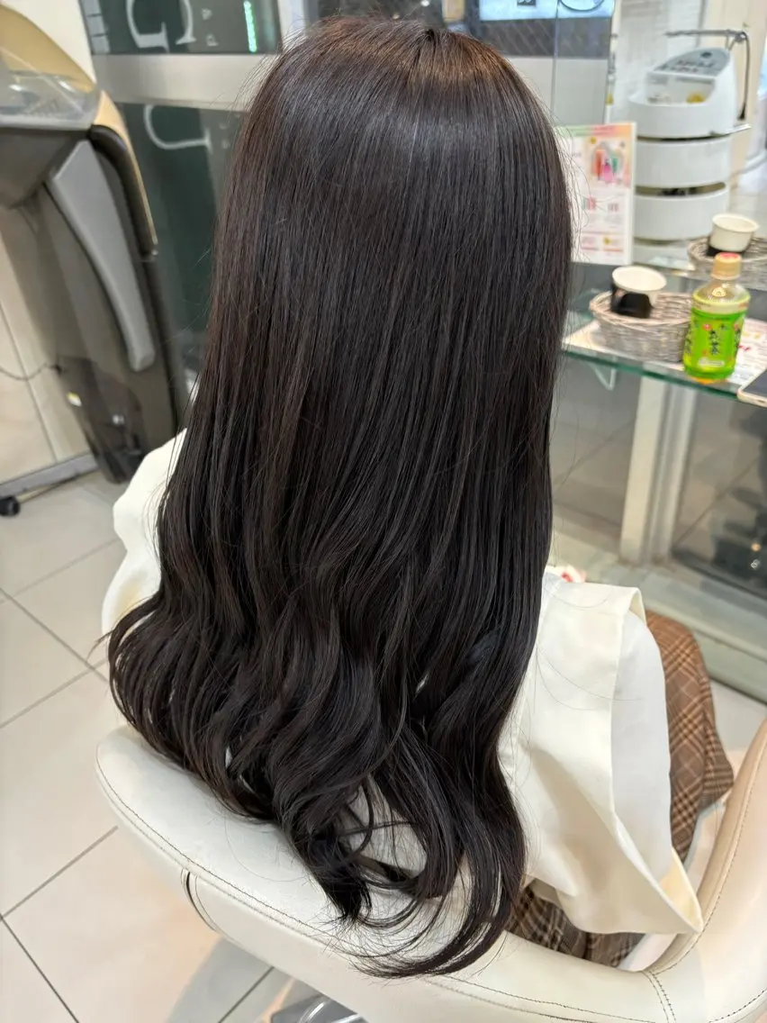 ロング ヘアカラー ブリーチ透明感カラー /レイヤー👗しずかのヘアスタイル