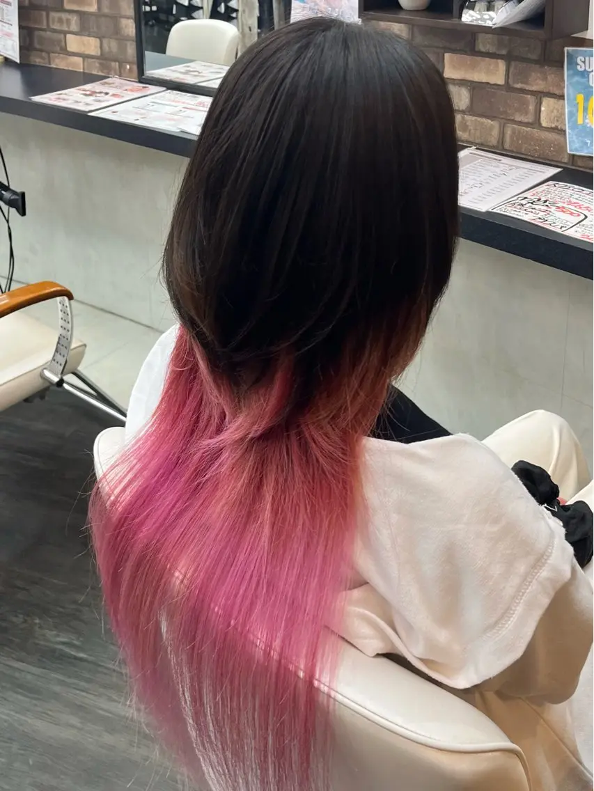 ロング カラー 田中 慎之介のヘアスタイル