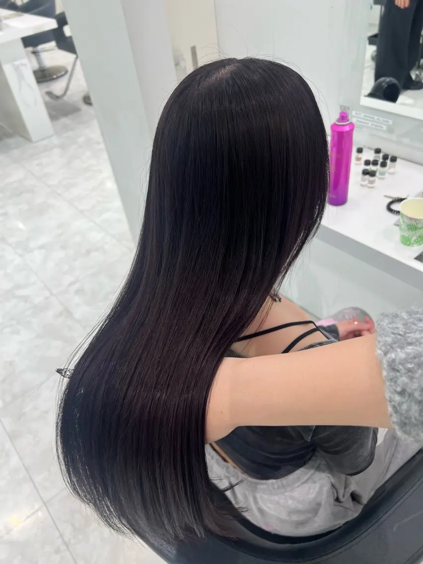 ロング カラー ダブルカラー ラベンダーカラー ブリーチなし特化 美容師💖SAE💖のヘアスタイル