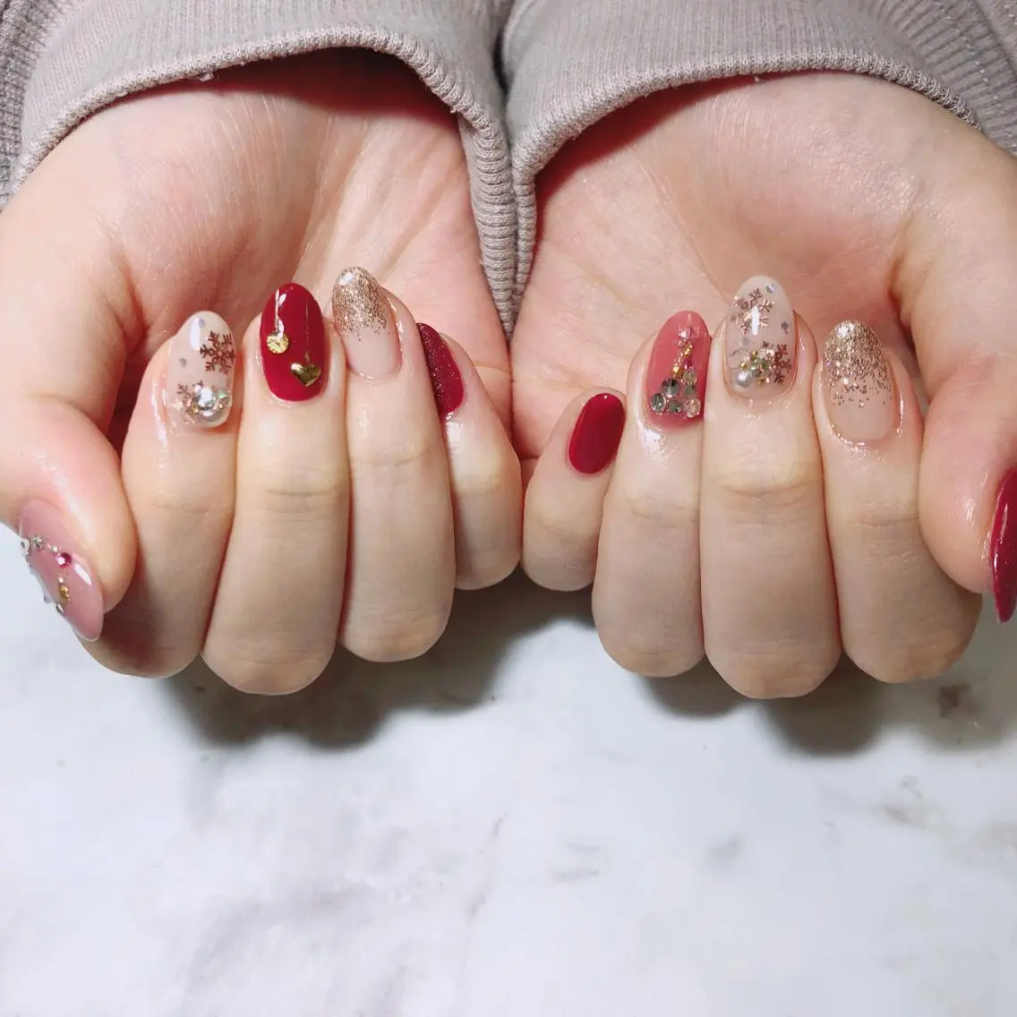 ネイル ハンドネイル nail salon ラピスラズリのネイルデザイン