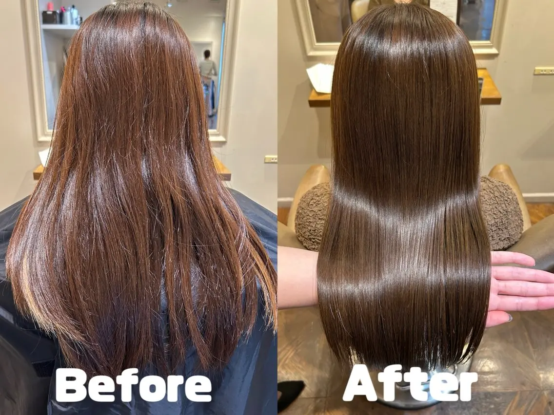 火曜日限定‼️髪質改善カラー＋髪質改善トリートメント＋カット💇‍♀️✨の写真