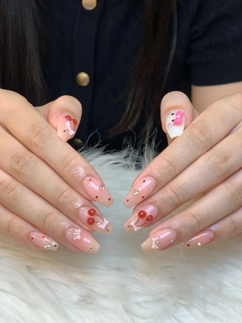 ネイル アートネイル 長さ出し ジェルネイル マグネットネイル ニュアンスネイル ハンドネイル Cloudy Chan Nailのネイルデザイン