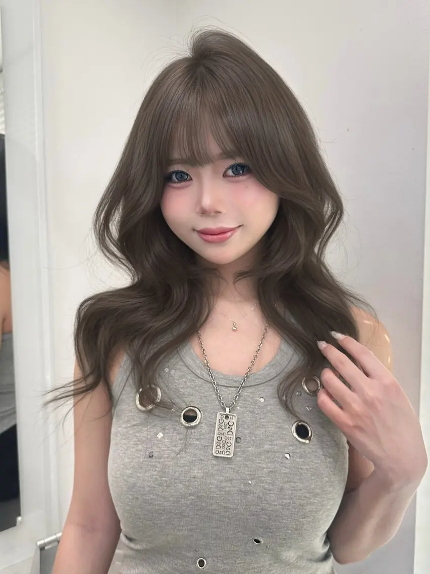 ロング カラー ヘアカラー トリートメント ヘアセット 上品モテヘア🩶 karen🩶のヘアスタイル