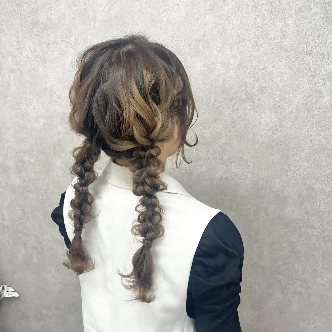 セミロング ヘアアレンジ ヘアセット 心斎橋/ヘアセット MASAKIのヘアスタイル