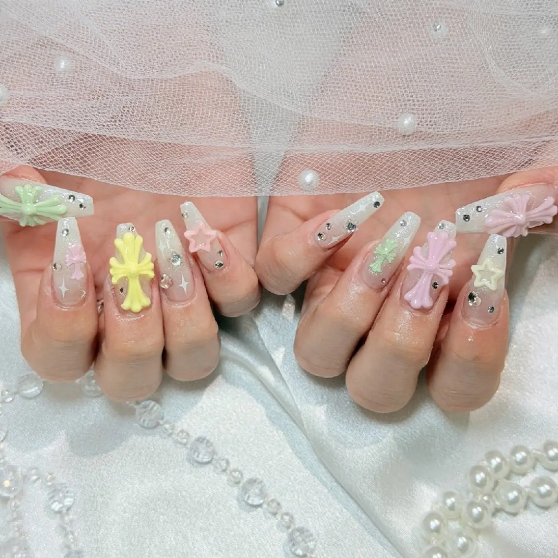 ネイル ハンドネイル io nail  心斎橋店⚜️のネイルデザイン