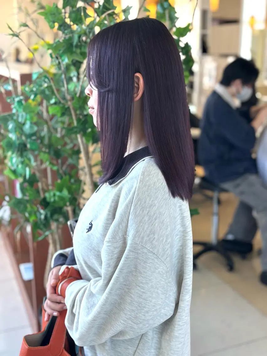 カラー 髪質改善 ヘアカラー トリートメント 💖改善カラー 板倉百花💖のヘアスタイル